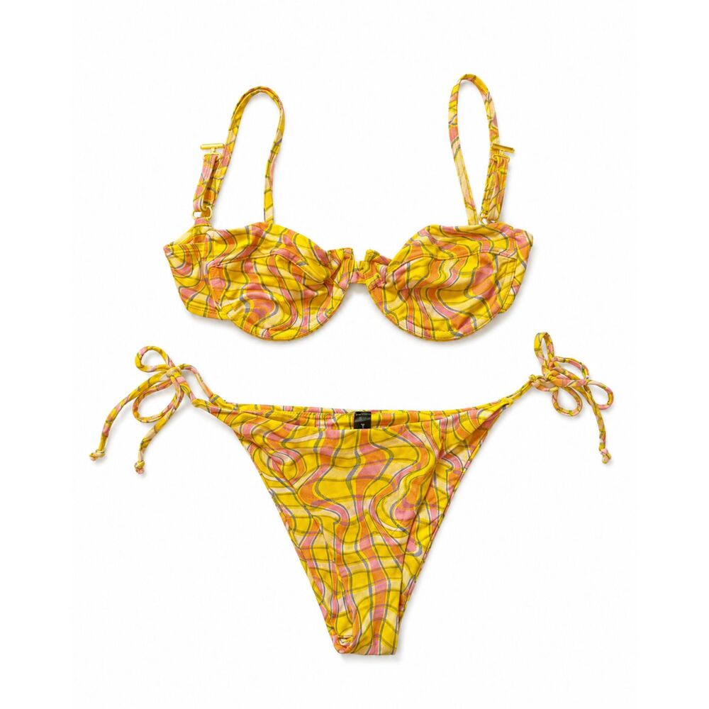 Out From Under Underwire Bikini Set String Bottom